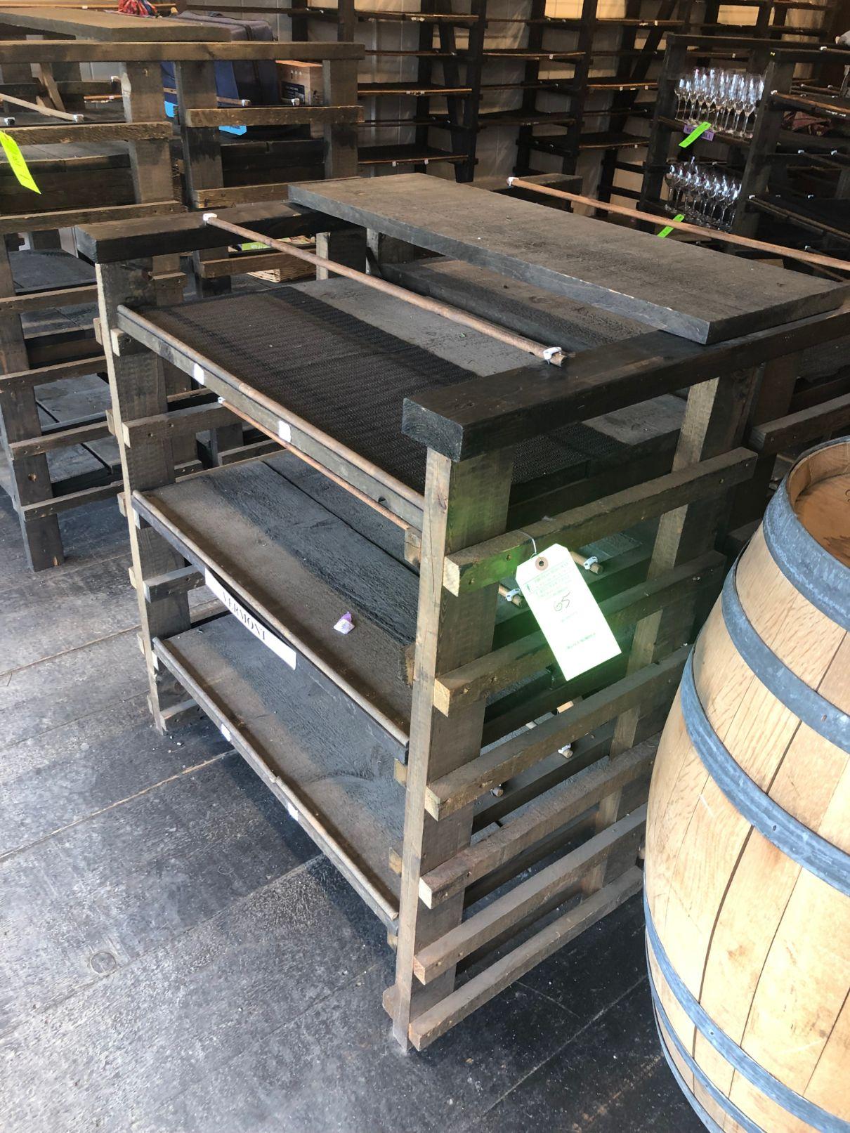Custom Wood Display Unit
