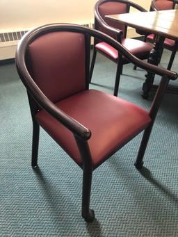 Oak Conference Table w/ (7) Chairs