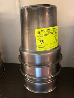 (4) 4.12 Quart SS Vegetable Insets