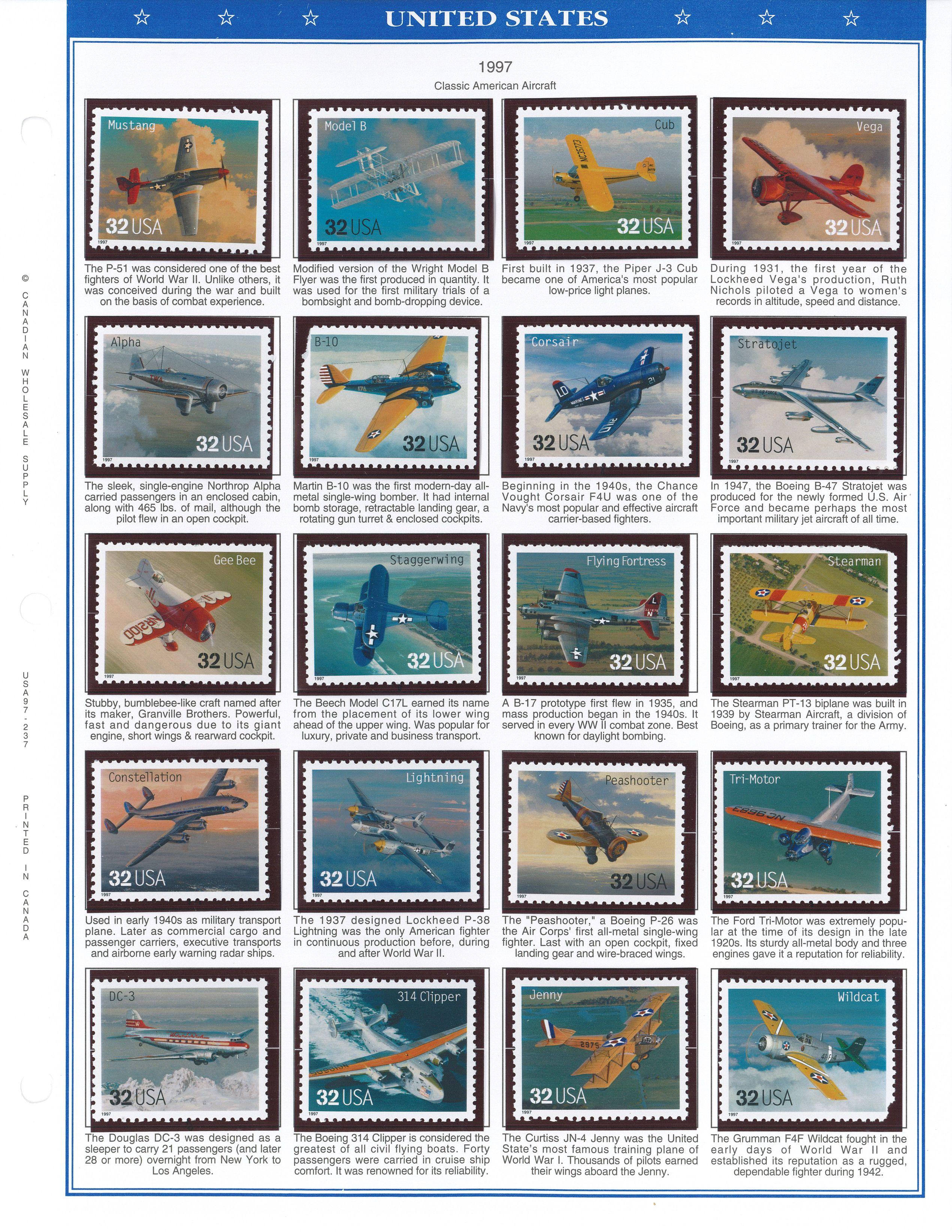 Binder of USA Stamps (1996-2000)