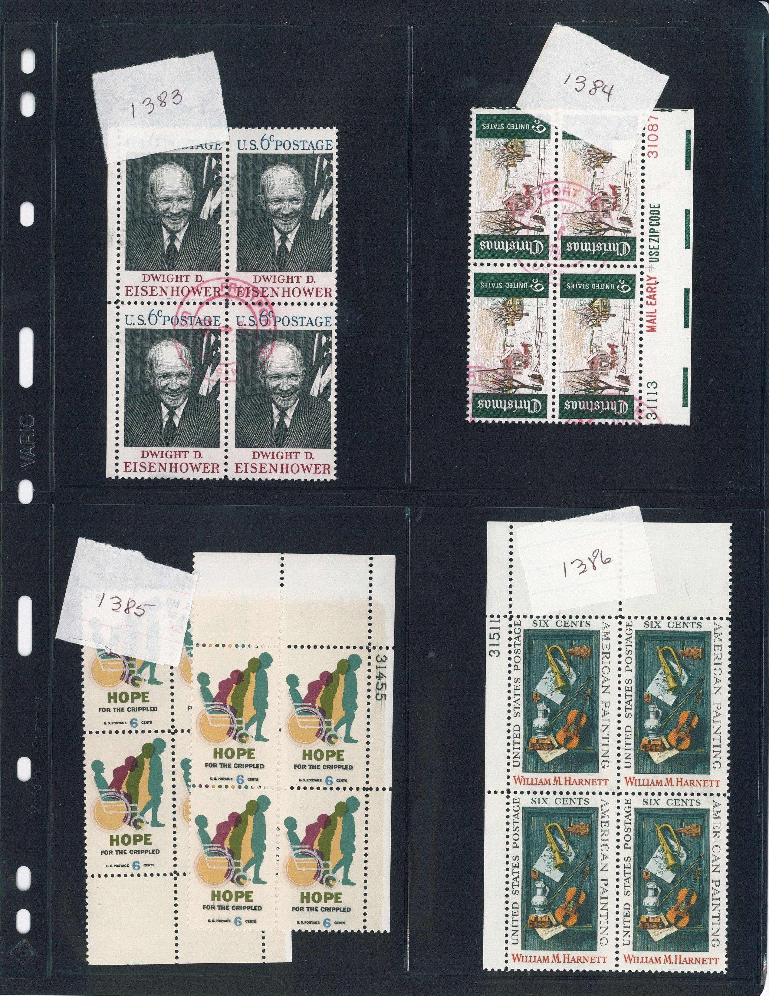 Assortment of USA Stamps (Scott # range 1199-1596)
