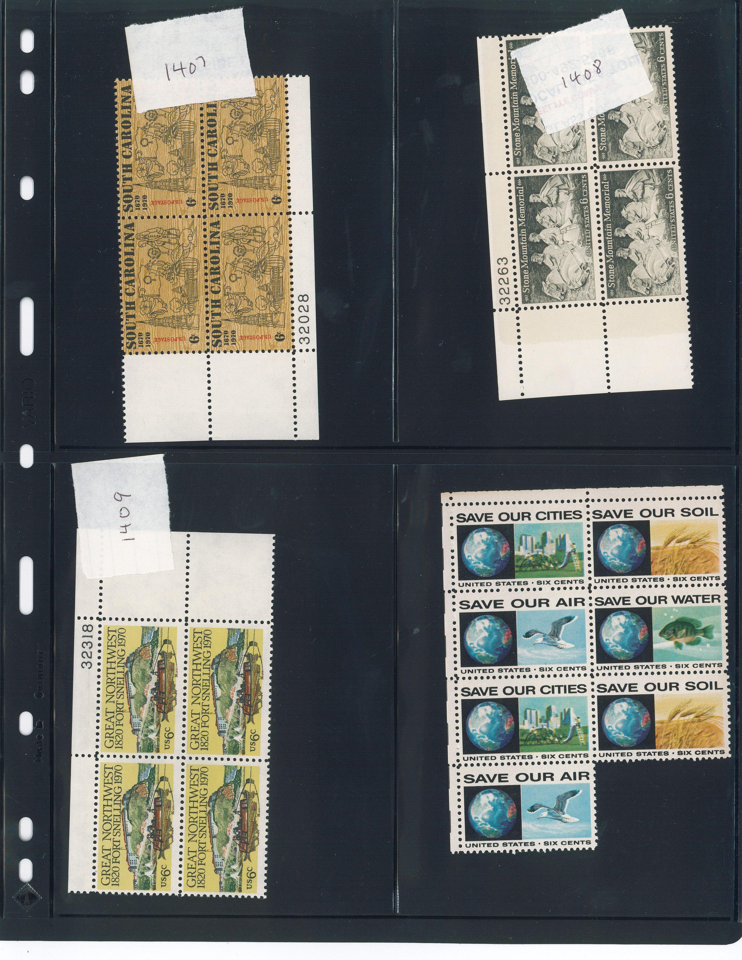 Assortment of USA Stamps (Scott # range 1199-1596)