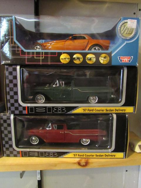 (3)  1:18 Scale Die Cast Collectible Cars