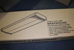 (2) 48" Fluorescent Hanging Lights