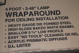 (2) 48" Fluorescent Hanging Lights