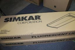 (2) 48" Fluorescent Hanging Lights