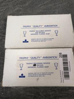 (100) Trophy Reloading Service .40 S&W Cartridges