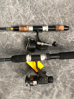 (2) Spinning Rods with Reels
