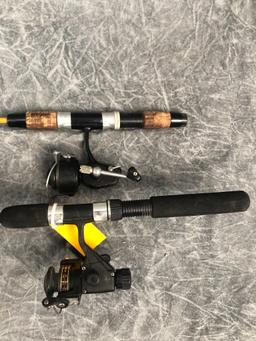 (2) Spinning Rods with Reels