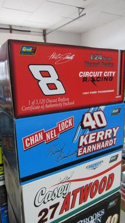 (5) Revell Nascar Collectible Diecast Stock Cars 1:24 Scale