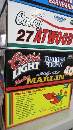 (5) Revell Nascar Collectible Diecast Stock Cars 1:24 Scale