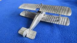 Danbury Mint Pewter Sopwith Camel 1:52 Scale