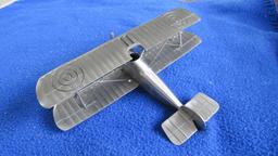 Danbury Mint Pewter Sopwith Camel 1:52 Scale