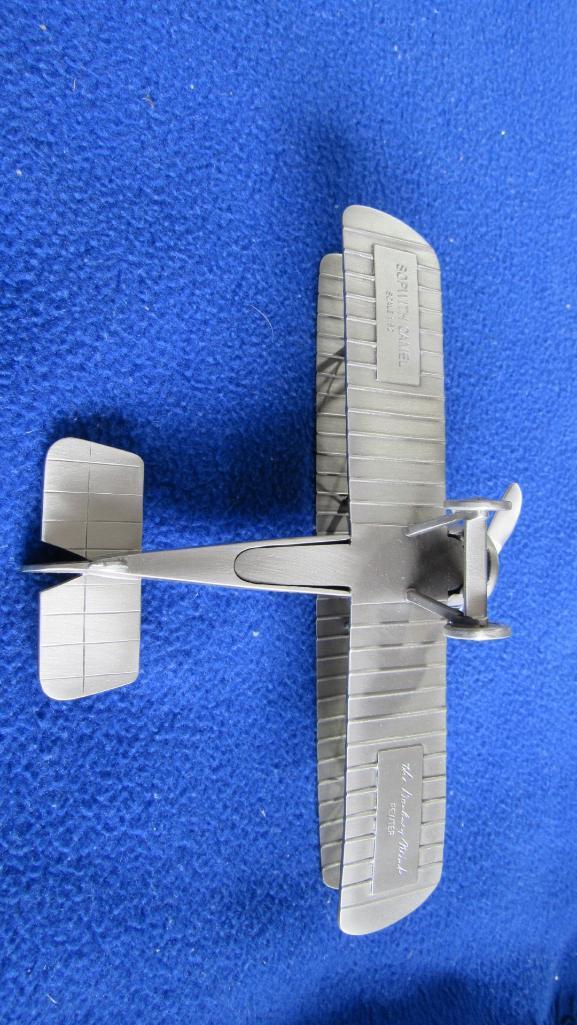 Danbury Mint Pewter Sopwith Camel 1:52 Scale