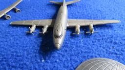 (3) The Franklin Mint Pewter Collectible Airplanes