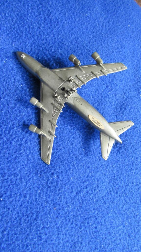 (3) The Franklin Mint Pewter Collectible Airplanes