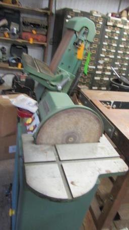 General Mod. 15-035DCM1 Belt & Disc Sander