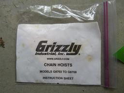 Grizzly 1 Ton Chain Block