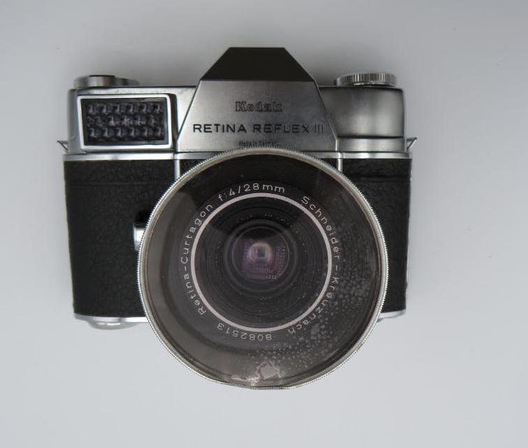 Kodak Retina Reflex III 35MM Camera w/ (3) Lenses