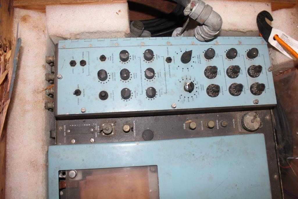 Klein Associates Inc. Hydroscan 3 Channel Recorder w/ Sonar Cables & Misc. Parts