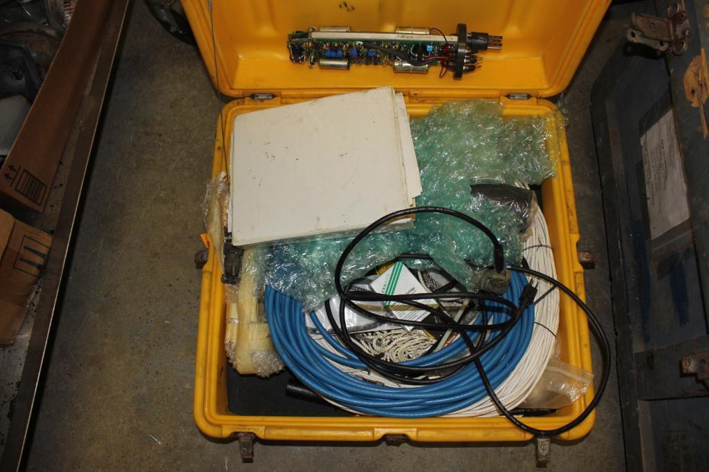 Klein Associates Inc. Hydroscan 3 Channel Recorder w/ Sonar Cables & Misc. Parts