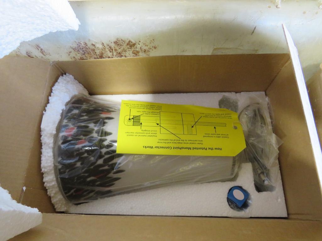 Rolling Cart of Light Fixtures