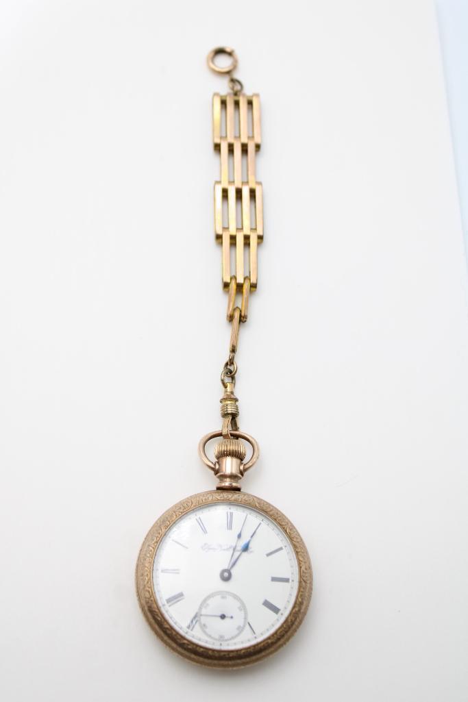 Elgin Watch Co. Gold Filled Pocket Watch