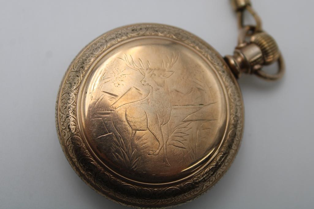 Elgin Watch Co. Gold Filled Pocket Watch