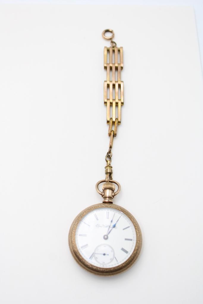 Elgin Watch Co. Gold Filled Pocket Watch
