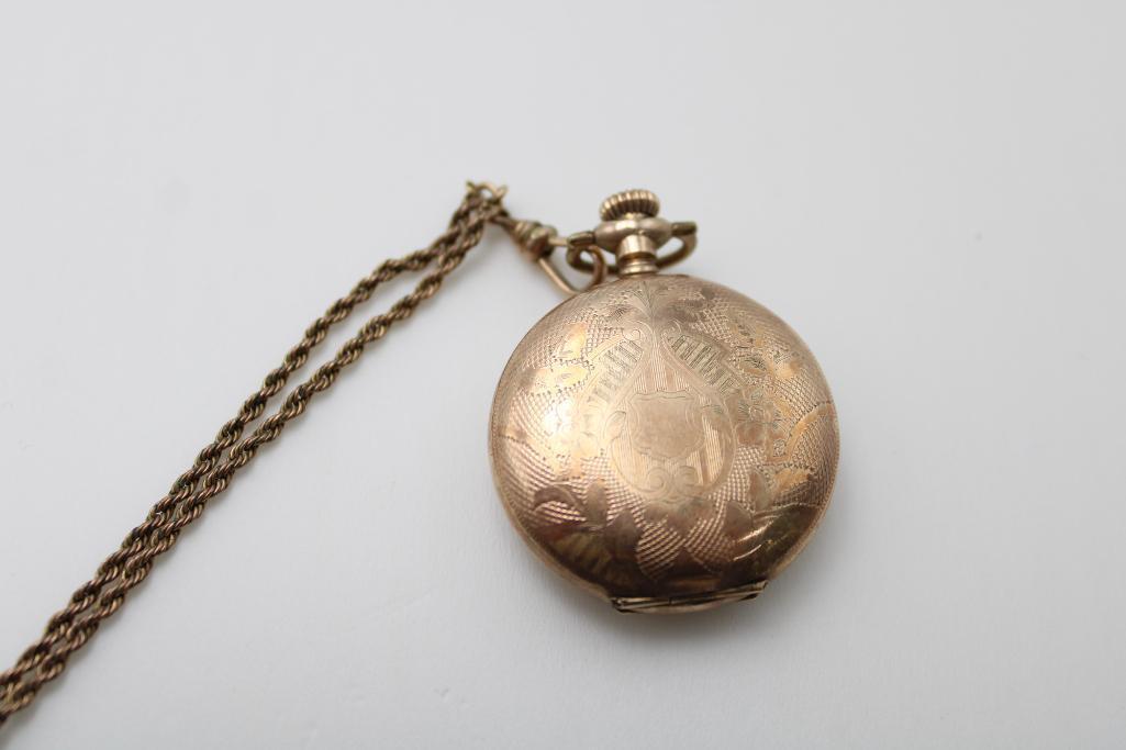 Elgin Watch Co. Gold Filled Pocket Watch