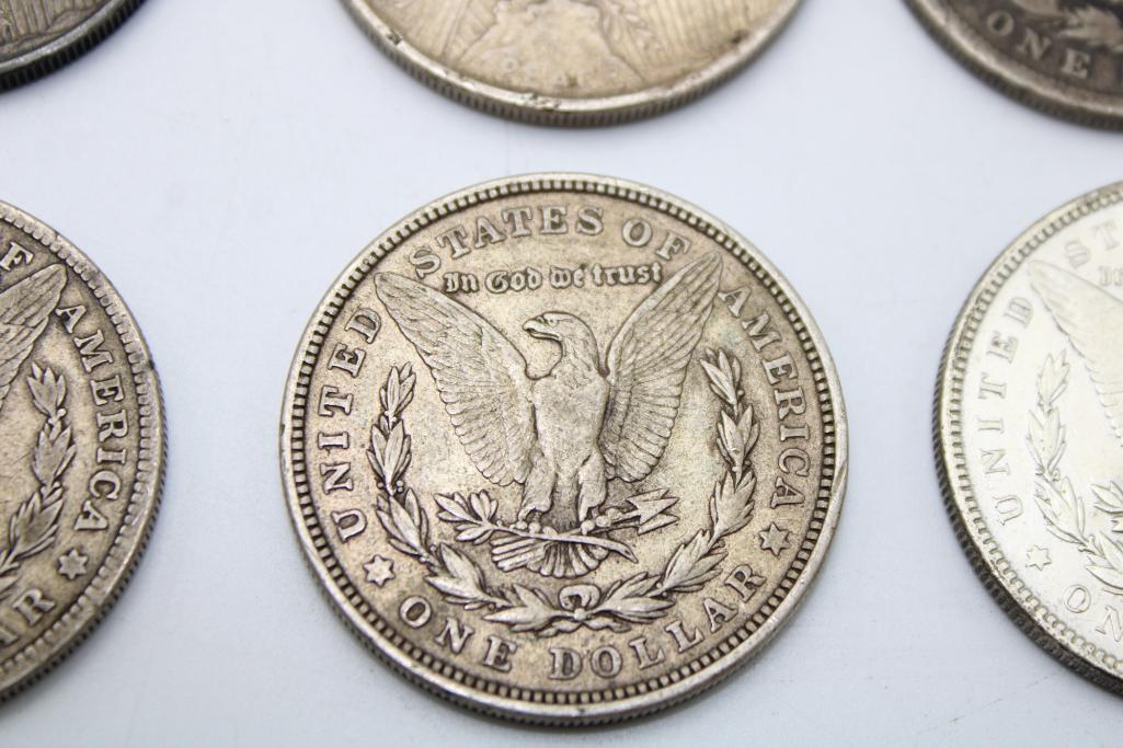 (6) U.S. Silver Dollar Coins