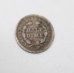 (2) U.S. 1857 Half Dimes