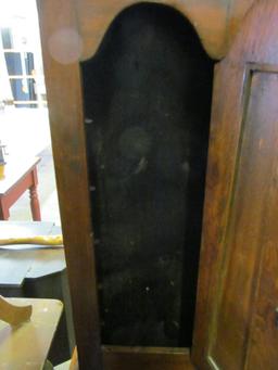 Tall Case Clock w/ Nice Face, Replaced Works