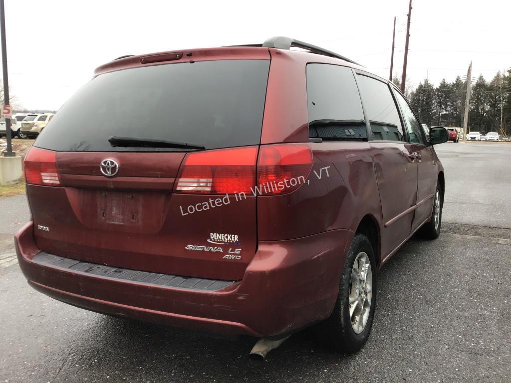 2004 Toyota Sienna LE 7 Passenger V6, 3.3L