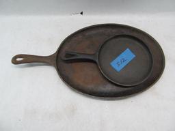 Lodge Cast Iron Griddle & Skookie Mini Skillet