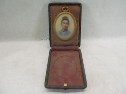 Watercolor Cased Portrait Miniature