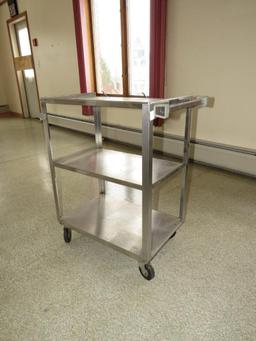 3-Tier SS Rolling Cart