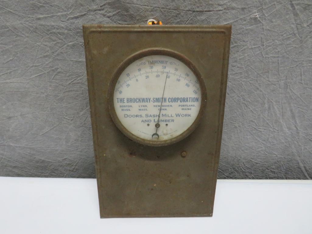 Brockway Smith Corporation Vintage Thermometer