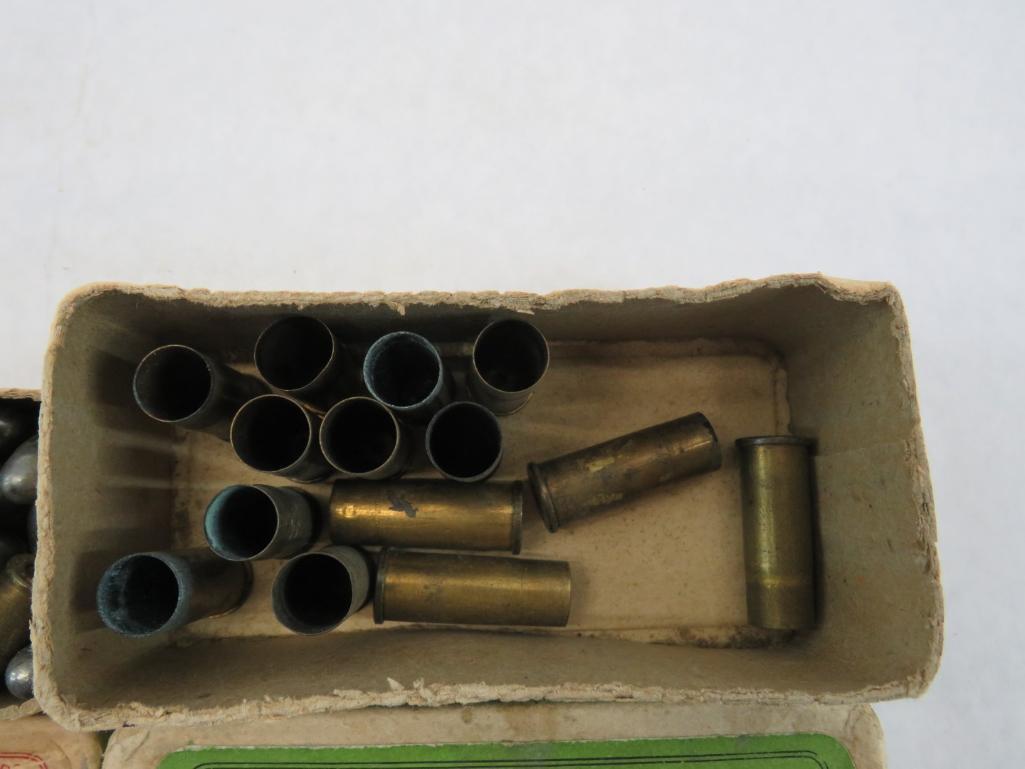 (32) .380 Colt Auto Cartridges & (14) .44 Winchester Brass
