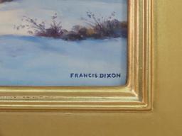 Francis Stillwell Dixon Oil on Canvas Painting