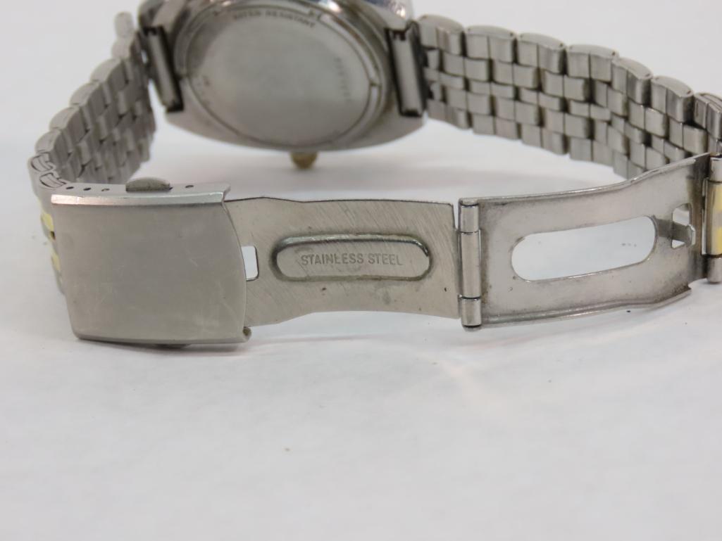 Vintage Bulova Stainless Steel Gents Wrist Watch