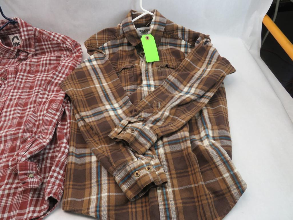 (7) Men's Flannel Shirts