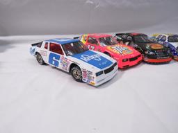 (5) 1:24 Scale Diecast Collectable Race Cars