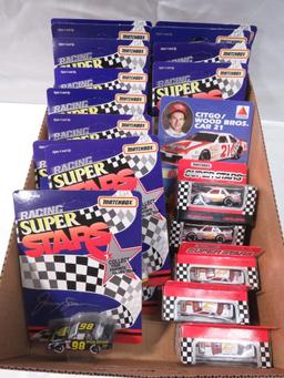 (20) Asst. Diecast Matchbox Racing Superstars Cars