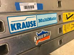 Krause Multi-Matic Metal Folding Extension Ladder