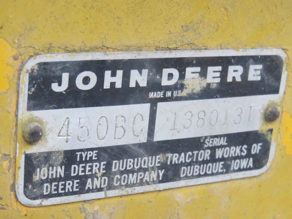 John Deere 450B Crawler Dozer