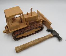 Handcrafted By Allan Palmer Bulldozer