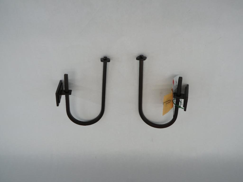 (2) Hubbardton Forge Bronze Finish Hooks