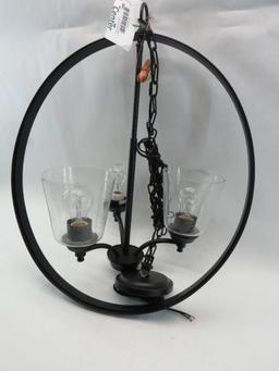 Craftmade Flat Black Chandelier