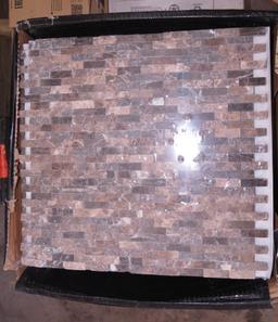 (40) pcs. Approx. 12" x 12" MSI Emperador Split Face Tile